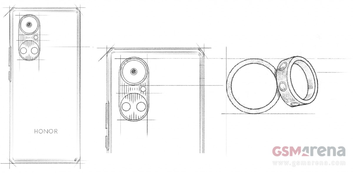 Honor 50 series sketched design