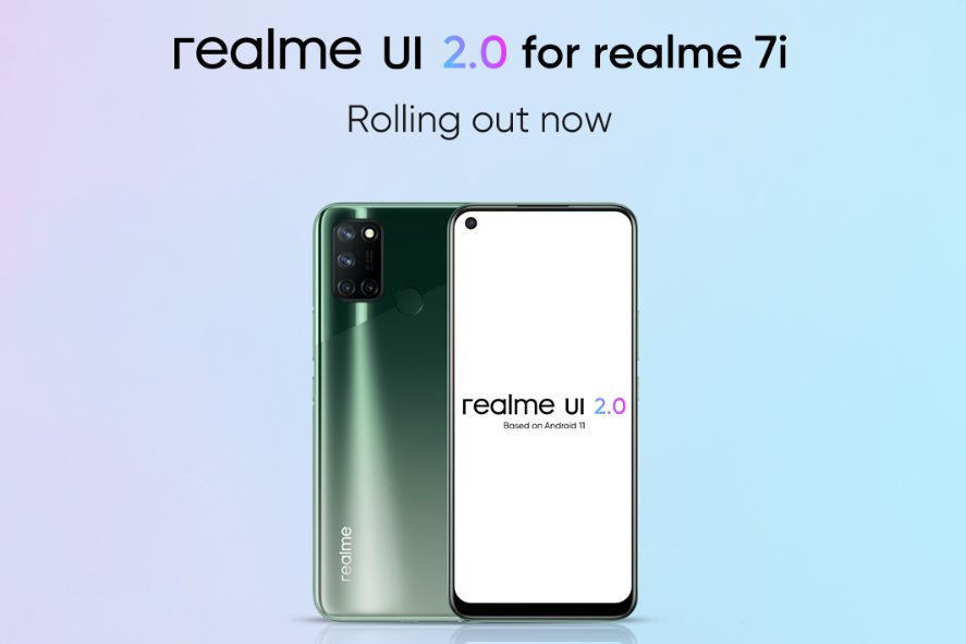 Realme 7i Realme UI 2.0 Update