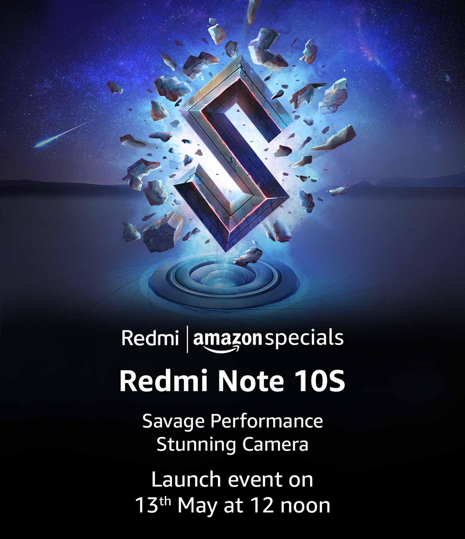 Redmi Note 10s Amazon Live Page