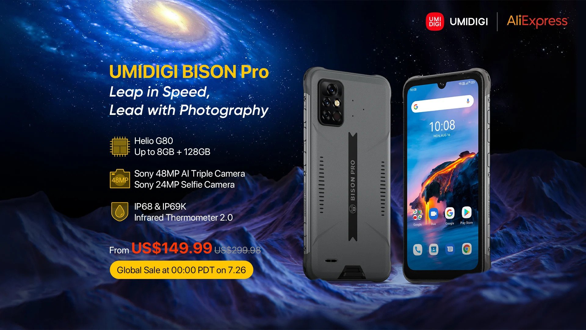 UMiDIGI Bison Pro launched with a MediaTek Helio G80 chipset GizmoAfrica