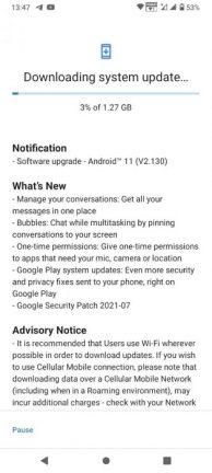 Nokia 1.4 android 11 go screenshot 