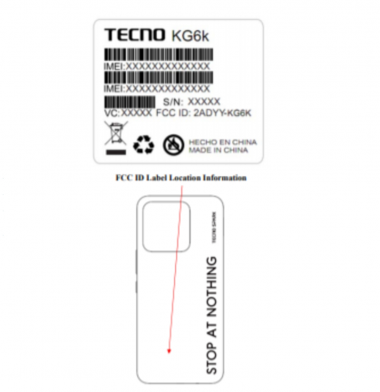 Tecno Spark 8 FCC certification