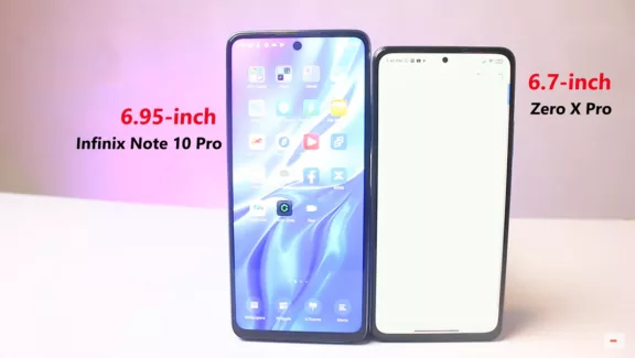 Infinix Zero X Pro display size