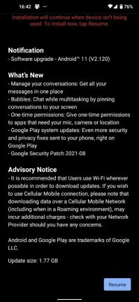 Nokia 5.4 Android 11 update